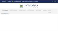 Desktop Screenshot of podrozezwinem.pl