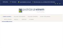 Tablet Screenshot of podrozezwinem.pl